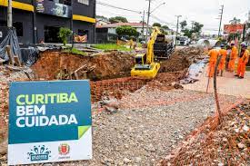 Obras- Bloqueio rua XV de novembro no Centro de Curitiba a partir desta segunda