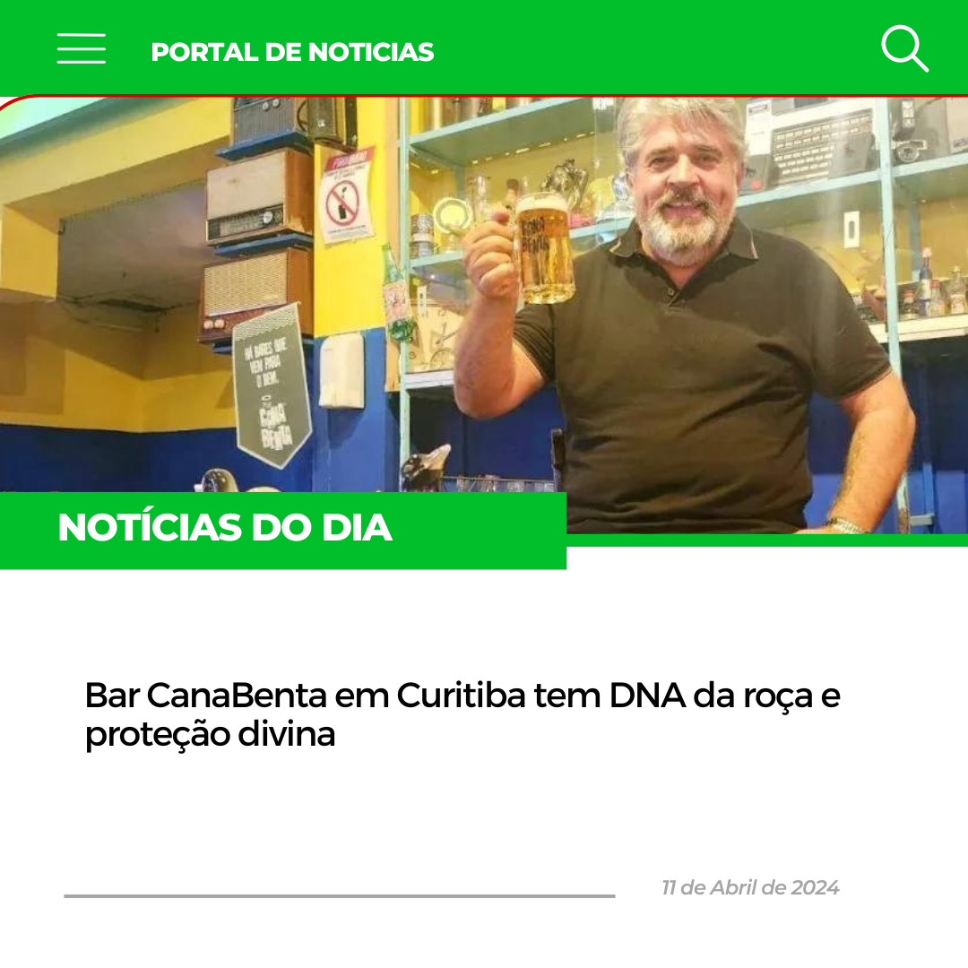 Bar CanaBenta em Curitiba tem DNA da roça e proteção divina